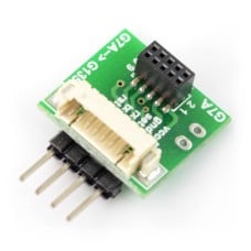 IDC adapteris 10 kontaktų 1.27mm - JST 1.25mm + v2 jungtys PMS7003 jutikliui