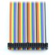 Laidas IDC 40 kontaktų lizdas-lizdas 60cm Raspberry Pi 4B/3B+/3B/2B