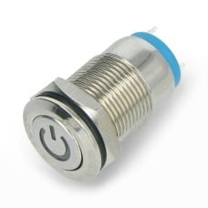 ON-OFF bistable switch - PBW-12APW - 2A/250V - flat red + resistor