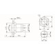 ON-OFF bistable switch - PBW-12APW - 2A/250V - flat red + resistor