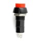 Switch ON-OFF momentary 250V/1A - red