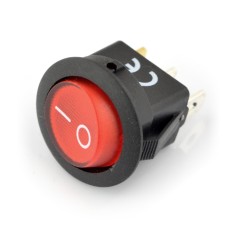 Switch On-Off IRS-101-8C/D 12VDC/20A with lightning-red