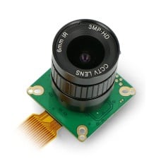 IMX477 12.3MPx HQ camera with 6mm CS-Mount lens, for Raspberry Pi, ArduCam B0240