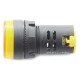 LED indicator 230V AC - 28mm - yellow