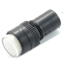 LED indicator 230V AC - 12mm - white