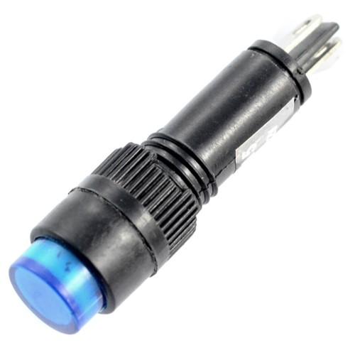 LED indicator 230V AC - 8mm - blue LED indicator 230V AC - 8mm - blue