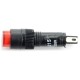 LED indicator 230V AC - 8mm - red