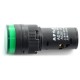 LED indikatorius 12V AC/DC - 19mm - žalias