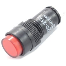 LED indicator 12V DC - 12mm - red