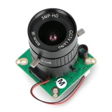 Arducam IR-CUT IMX477 camera 12.3MPx HQ with 6mm CS-mount lens - for Raspberry Pi 4B/3B+/3A+/2B/Zero - Arducam B0270