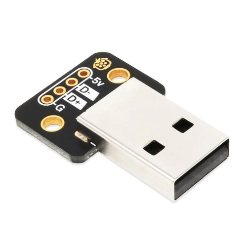 Išjungimo modulis su USB A jungtimi - 2.54 mm - horizontalus - PiHut 106607 Išjungimo modulis su USB A jungtimi - 2.54 mm - horizontalus - PiHut 106607