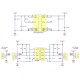 ISO1640 - Bidirectional I2C Isolator with Isolated Power Supply - JST SH 4-pin - 5V/3.3V, 200mA - Pololu 5393