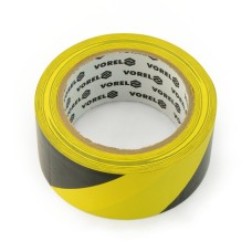 Self-adhesive warning tape - yellow-black 48mmx33m