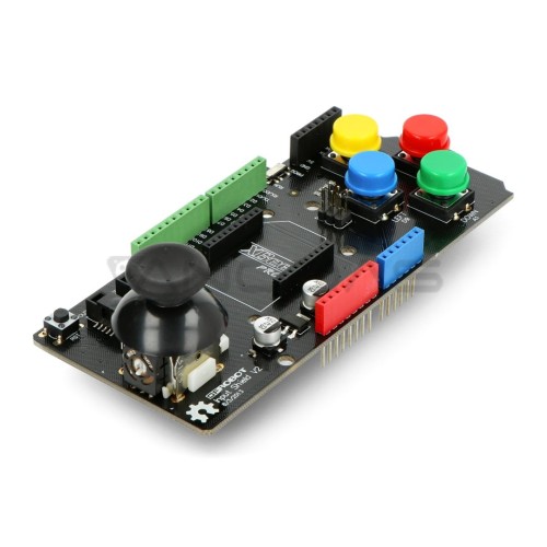Input Shield - Arduino shield with joystick and 4 buttons - DFRobot DFR0008