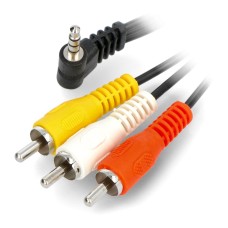 3.5mm 4-field Jack - 3x RCA to Raspberry Pi - 2.5m