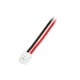 JST 2-pin plug straight, 2.0mm raster with cable