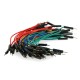 Connecting cables male-male 10cm colored - 50 pcs