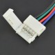 Connector for LED strip 10mm 4 pin - with wire