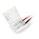 Connector for LED strips SMD 5050 10mm 2 pins with two clamps - 16.5cm