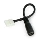 Connector for LED strip 10mm 2 pin - DC 5.5/2.1mm