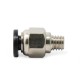 Quick connector with thread M6 for 4mm PTFE tube pipe