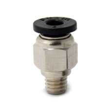 Quick connector with thread M6 for 4mm PTFE tube pipe