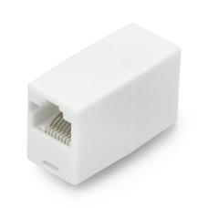 RJ45/8P8C laidų jungtis - balta