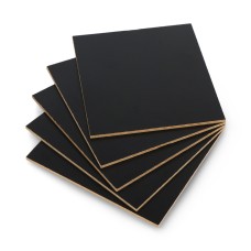 Black HDF Board - 3mm - 110x120mm - 5pcs