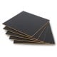 Juoda HDF plokštė - 3 mm - 160 x 160 mm - 5 vnt. Juoda HDF plokštė - 3 mm - 160 x 160 mm - 5 vnt.