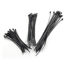 Cable ties black - 60 pcs