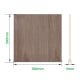 Black Walnut Plywood - 3mm - 300x300mm - Bambu Lab - 6 pcs
