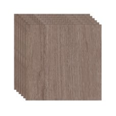 Juodojo riešutmedžio fanera - 3mm - 300x300mm - Bambu Lab - 6vnt