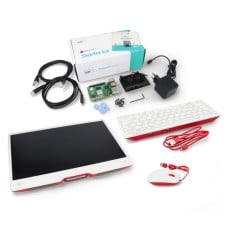 justPi Full Kit - Raspberry Pi 5 WiFi 8GB RAM + Monitor + 32GB microSD + official accessories