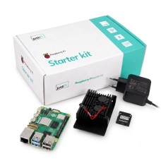 justPi rinkinys – Raspberry 5 WiFi, 4 GB RAM + 32 GB microSD + oficialūs priedai