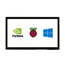Jutiklinis ekranas – talpinis LCD IPS 10.1'' 1024x600px HDMI – Raspberry Pi ir Jetson Nano – Waveshare 18096