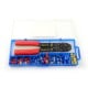 Crimping tool + connectors set - different kinds - 100 pcs