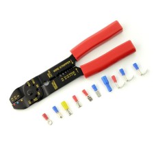Crimping tool + connectors set - different kinds - 100 pcs