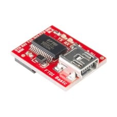 Keitiklis USB-UART FTDI 3.3 V miniUSB, SparkFun DEV-09873