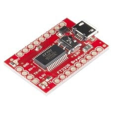 Keitiklis USB-UART FTDI FT232RL 3.3 V / 5 V microUSB, SparkFun BOB-12731