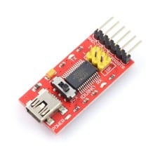 Converter USB-UART FTDI FT232RL miniUSB + USB wire