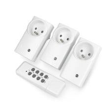 Rebel URZ1226-2 1000W network socket - remote control - 3pcs