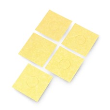 Sponge for cleaning soldering tips - square - 5 pcs