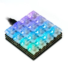 Keybow 2040 - Mini-mechaninė klaviatūra - 16 mygtukų su RGB LED foniniu apšvietimu - PiMoroni PIM565