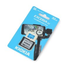 Kioxia Exceria G2 microSD 32GB 100MB/s UHS-I Class U3 V30 Memory Card with