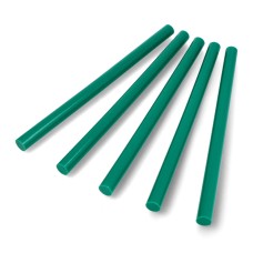 Karštų klijų lazdelės 11.2/200mm Megatec - žalios - 5 vnt