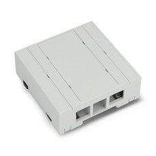 Kradex IOT.ZD3005 Pi5J ABS V0 modulinis korpusas DIN bėgiui - 90x89.4mm - šviesiai pilkas