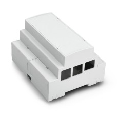 Modular case Kradex IOT.ZD1006-Pi3J ABS V0 for DIN rail - for Raspberry Pi 3B/3B+ - 107x90x65mm - light gray