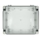 Plastikinis dėklas Kradex ZP240.190.105JpH ABS-PC IP68 - 240x190x105mm šviesiai skaidrus