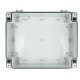 Plastic case Kradex ZP240.190.105JpH ABS-PC IP68 - 240x190x105mm light transparent