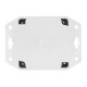 Plastikinis dėklas Kradex ZP75.75.45UJ TM ABS - 75x75x45mm - šviesiai pilkas